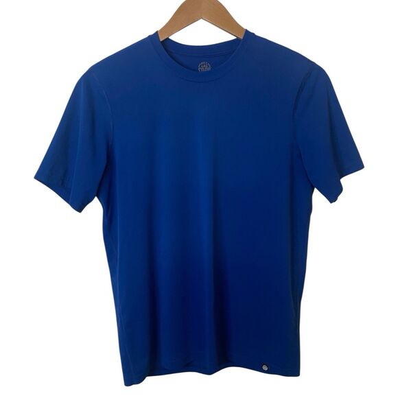 Rei Co-op Mens Size Large Active Performance T Shirt Short Sleeve Blue Outdoor - Picture 1 of 8